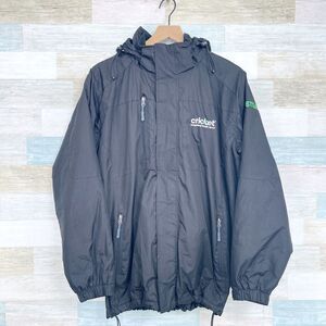 Cricket Wireless Fleece Lined Hooded Winter Jacket Black Employee Uniform Small